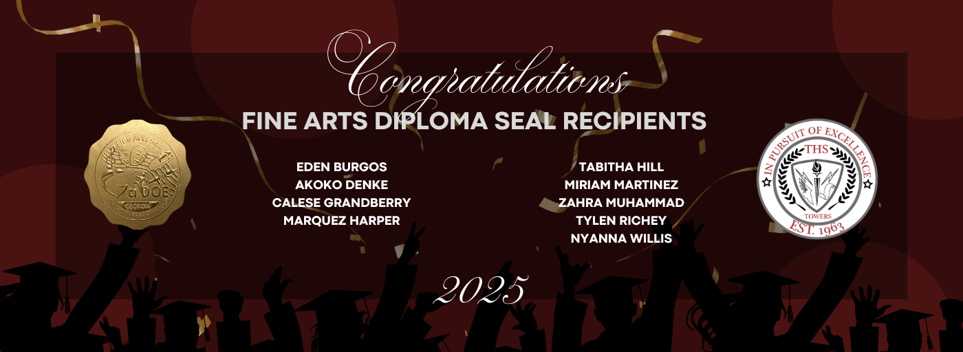 Congratulations to the Fine Arts Diploma Seal Recipients